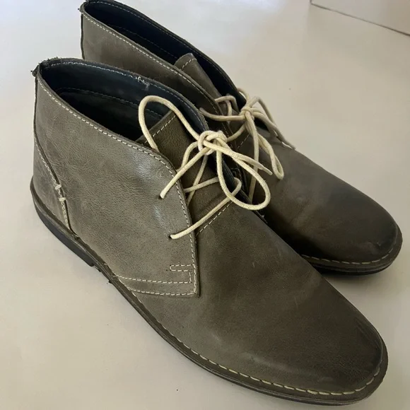 Steve Madden Men's Olive Grey Chukka Boots 10.5 - Picture 6 of 9